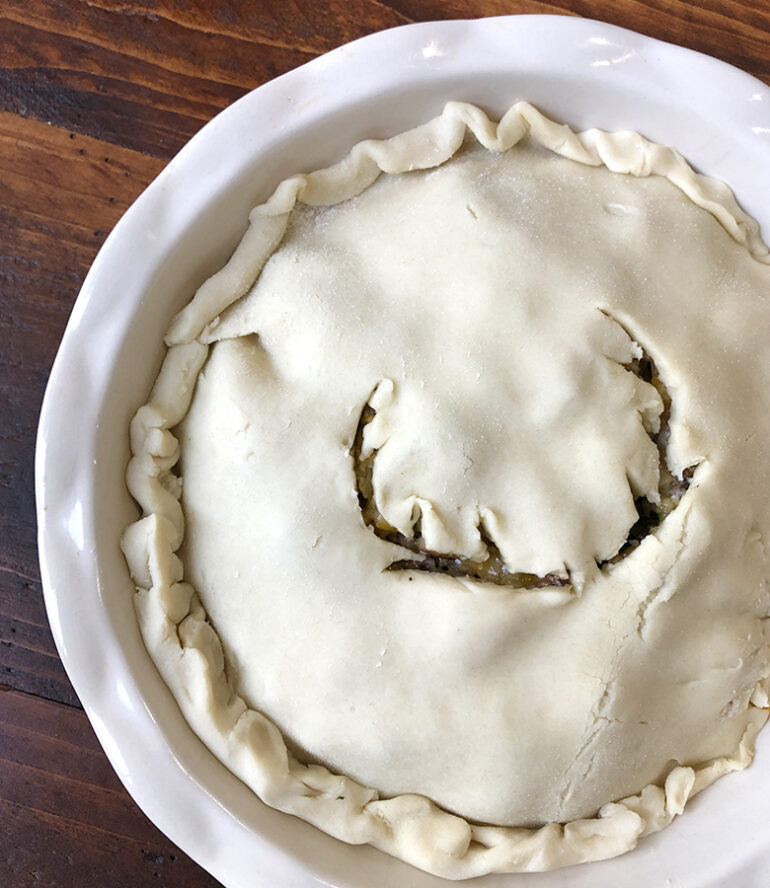 Venison Meat Pie
