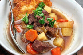 Antelope Stew with Root Vegetables