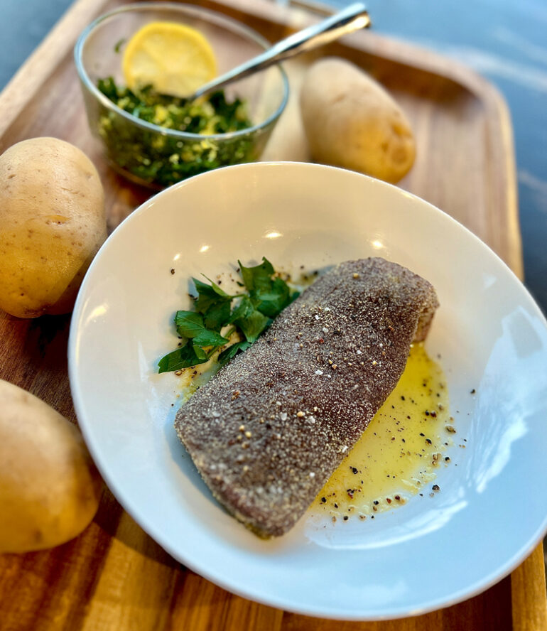 Easy Antelope Backstrap with Gremolata