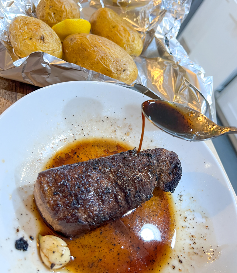 Easy Antelope Backstrap with Gremolata