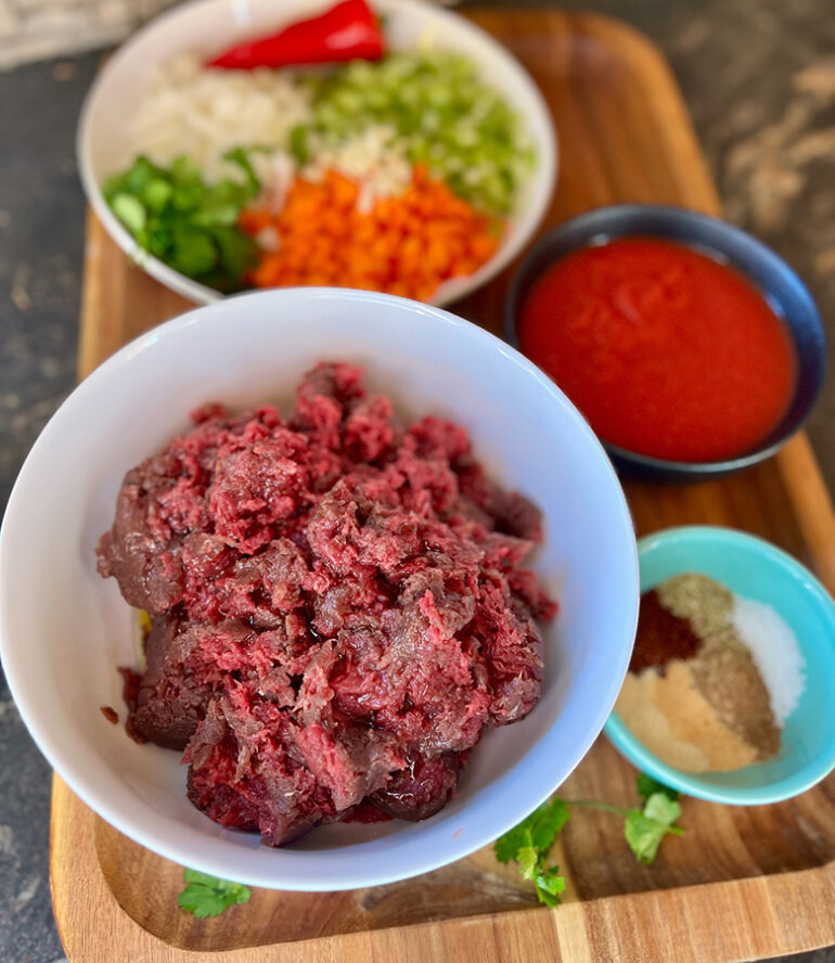 Antelope Chili & Cornbread Chili Casserole