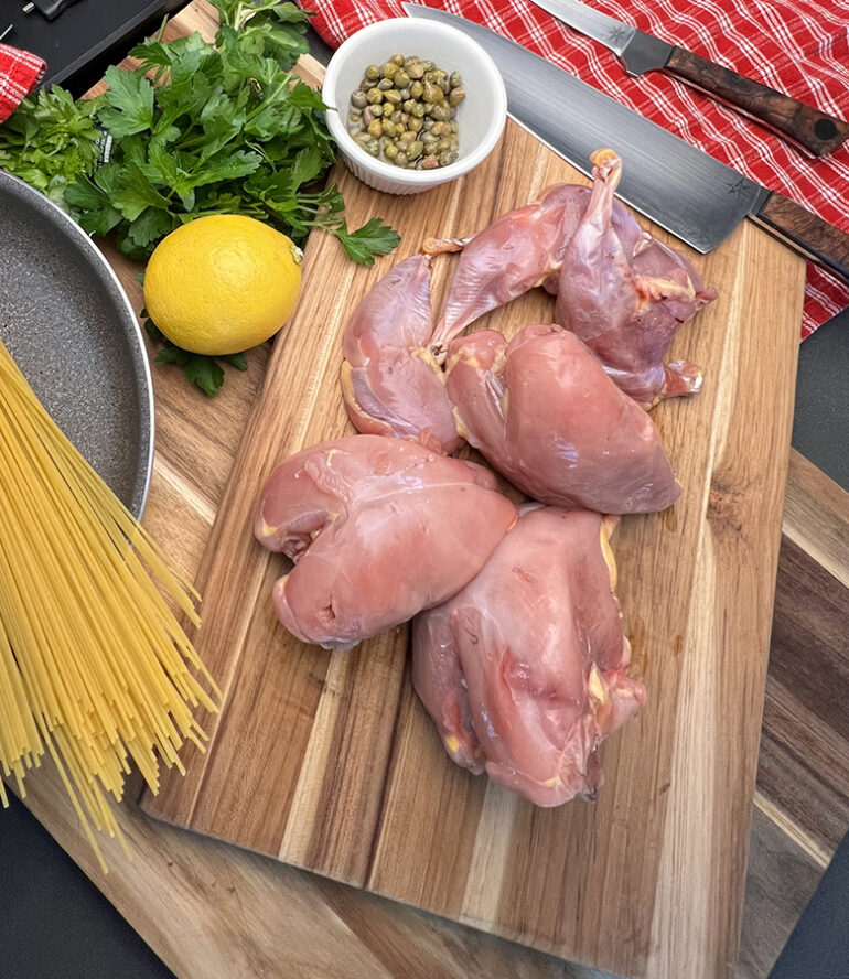 Instant Pot Whole Chukar Piccata