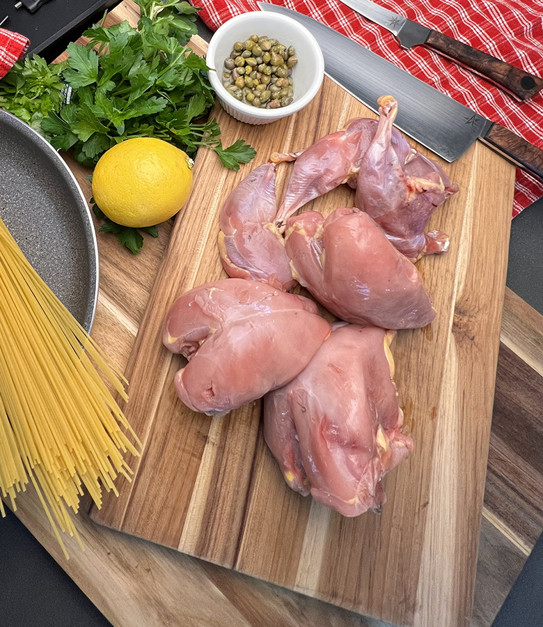 Instant Pot Whole Chukar Piccata