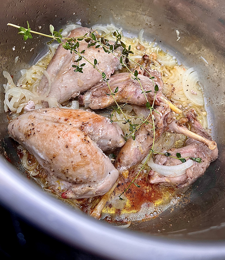 Instant Pot Whole Chukar Piccata