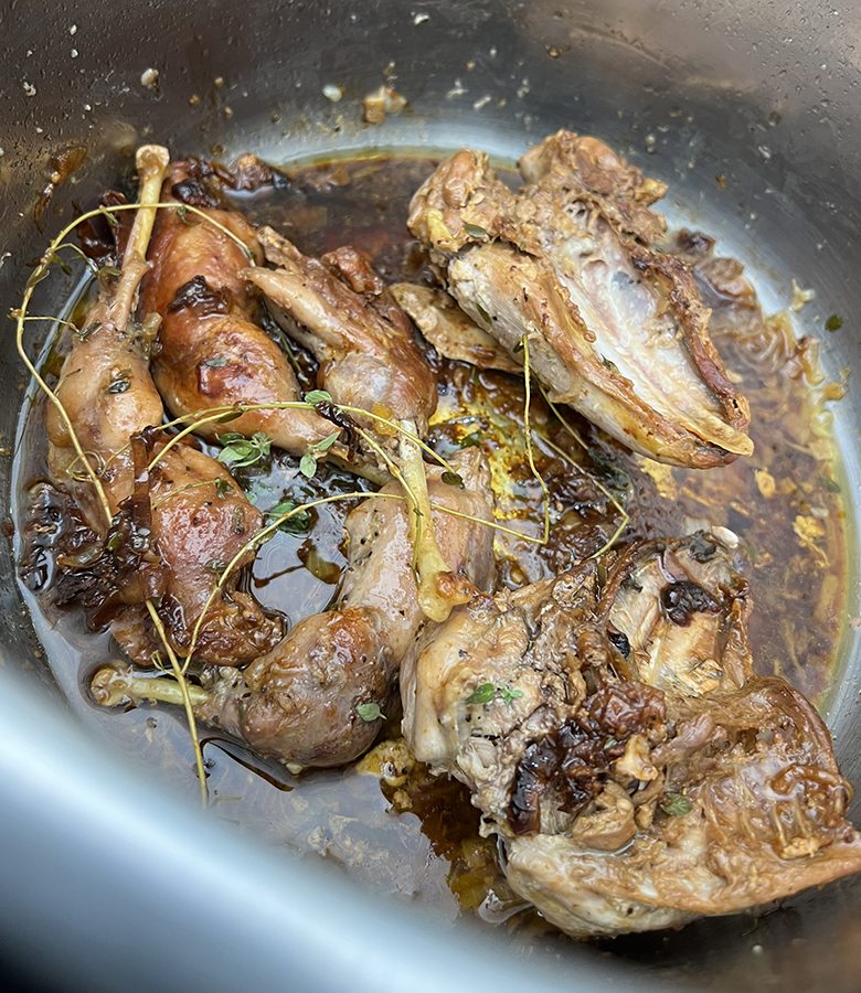 Instant Pot Whole Chukar Piccata