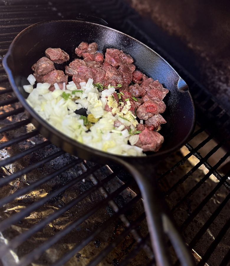 Deer Chile Verde is a hearty wild game stew