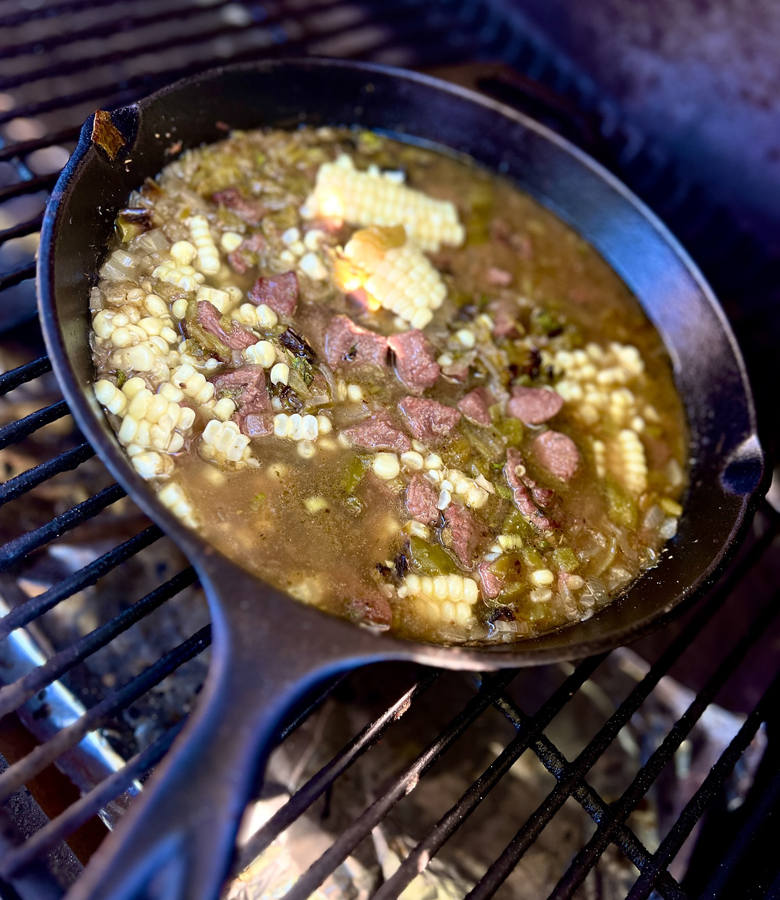 Deer Chile Verde is a hearty wild game stew