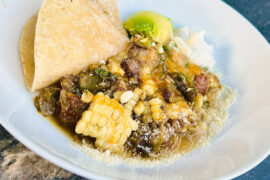 Deer Chile Verde is a hearty wild game stew