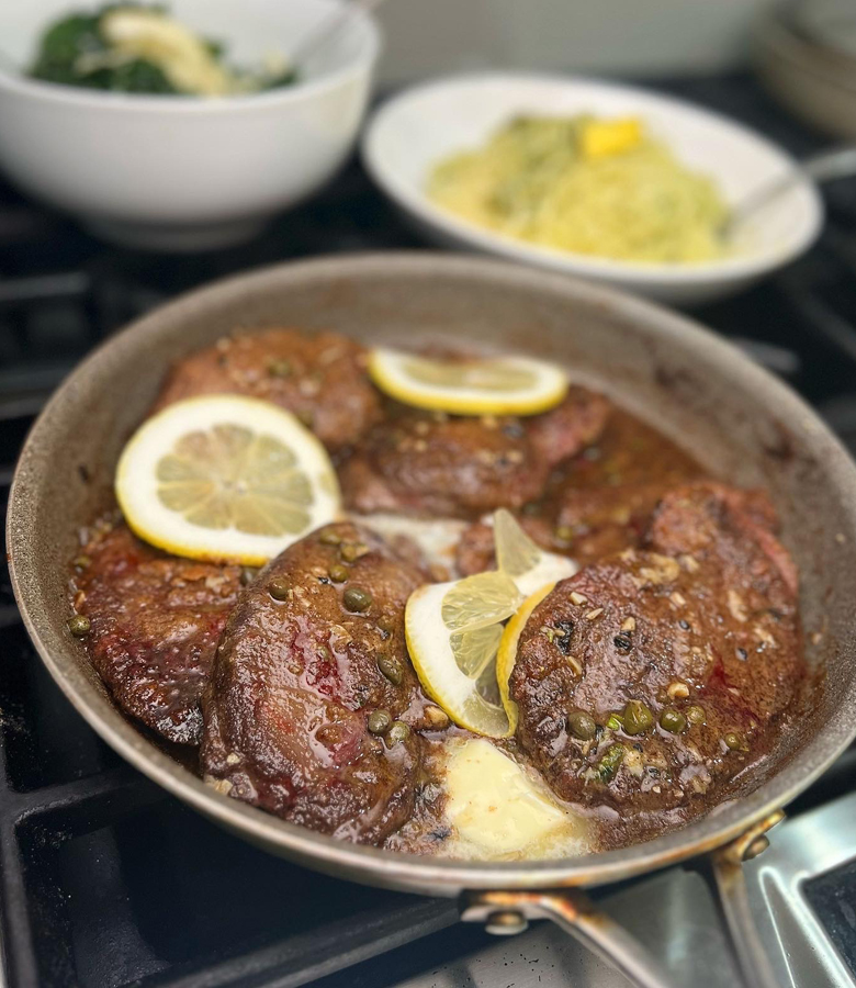 Specklebelly Goose Piccata