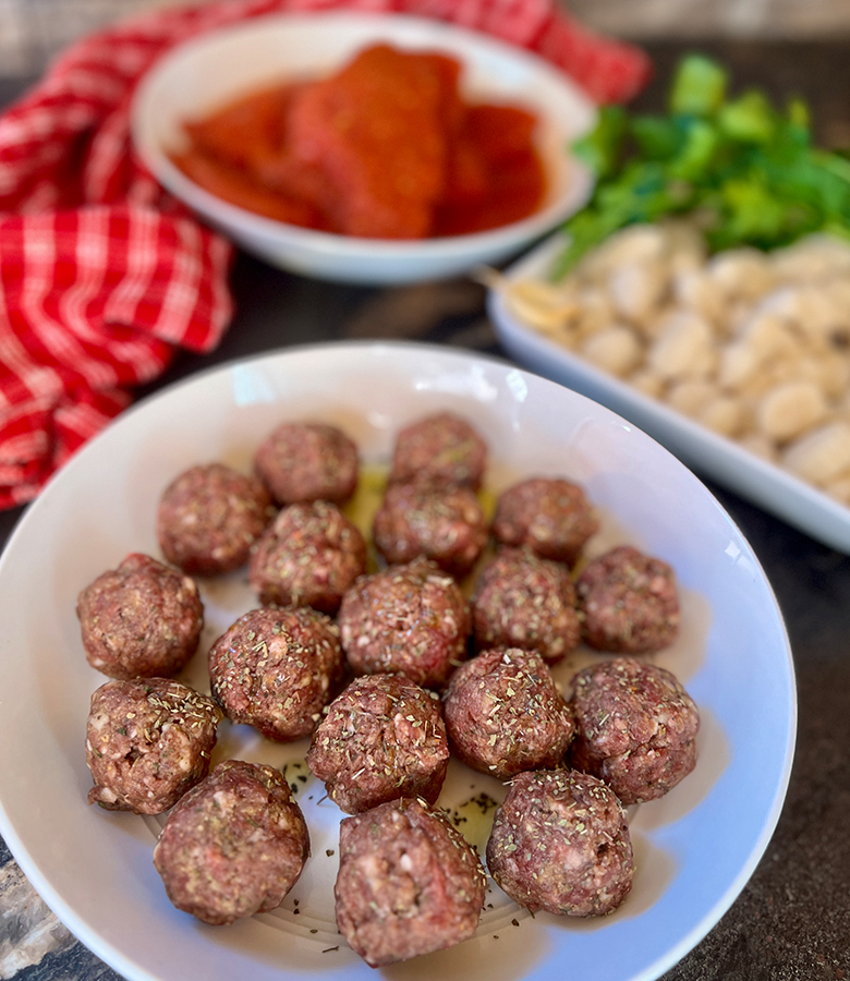 Venison Meatballs & Gnocchi