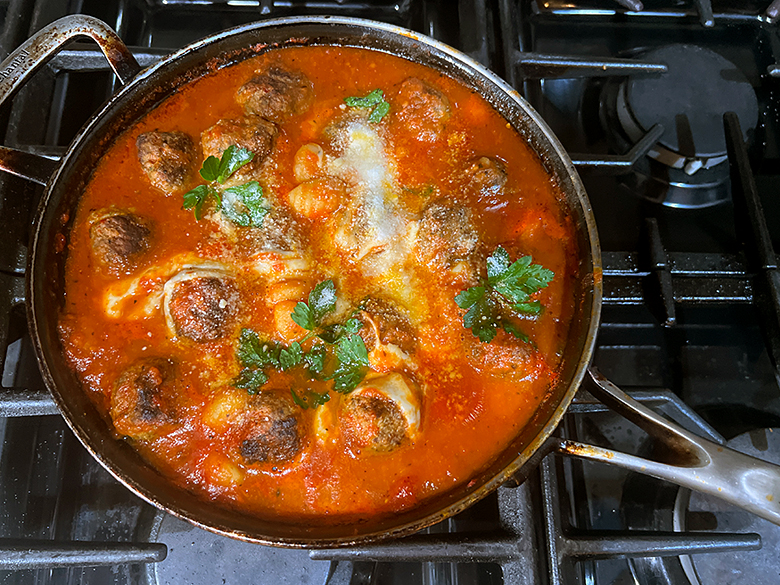 Venison Meatballs & Gnocchi