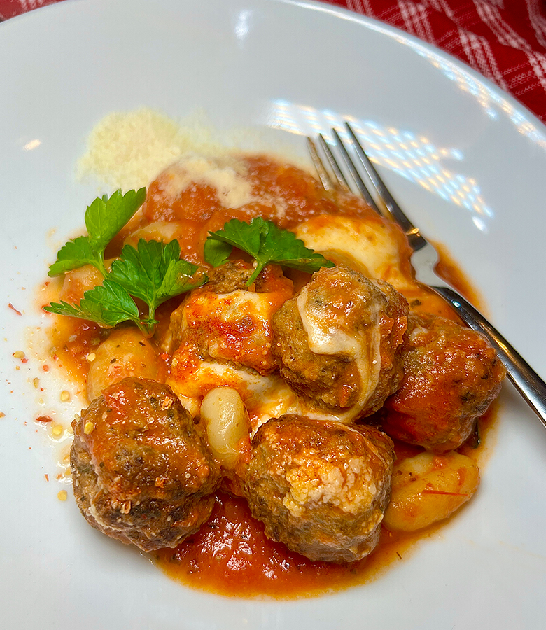 Venison Meatballs & Gnocchi