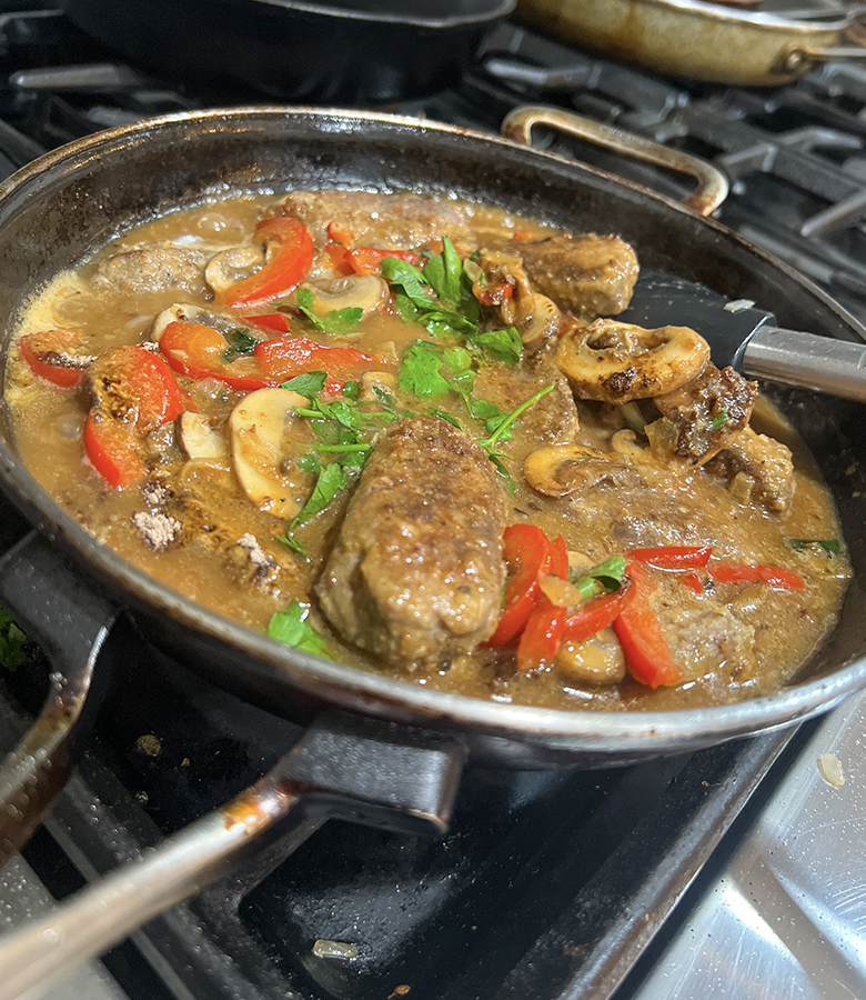 Venison Steak in Rich Brown Gravy