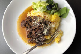 Instant Pot Venison Shanks and Polenta