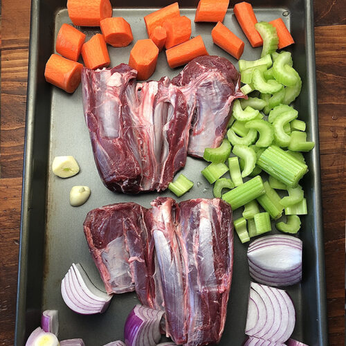 Instant Pot Venison Shanks and Polenta