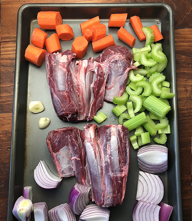 Instant Pot Venison Shanks and Polenta