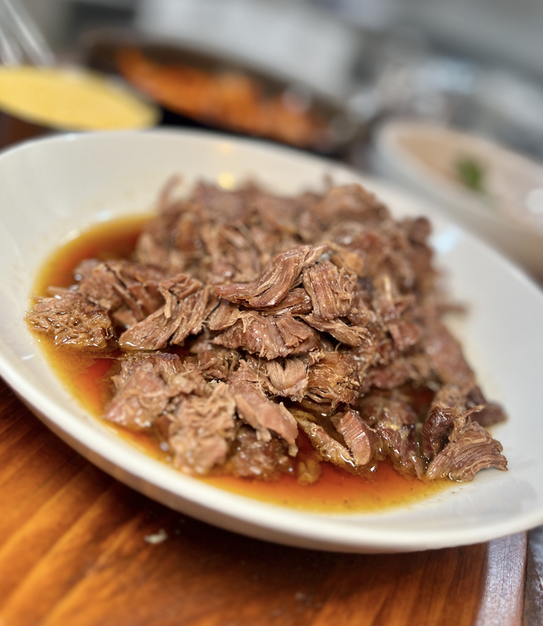 Instant Pot Venison Shanks and Polenta