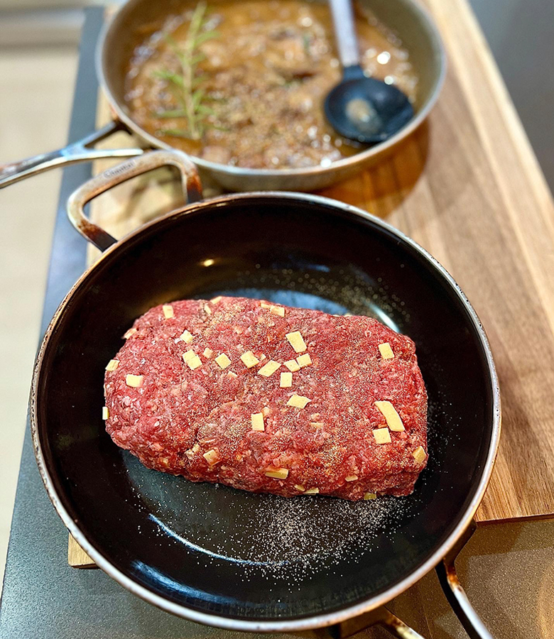 Classic Elk Meatloaf with Mushroom Gravy