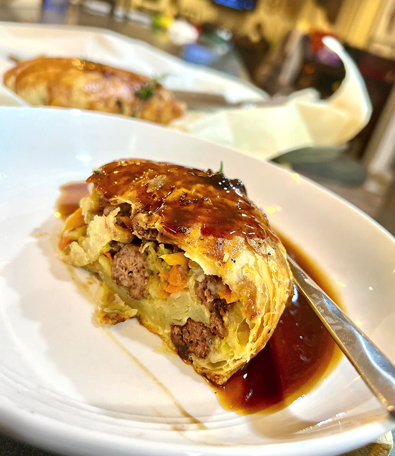 Ground Venison Puff Pastry